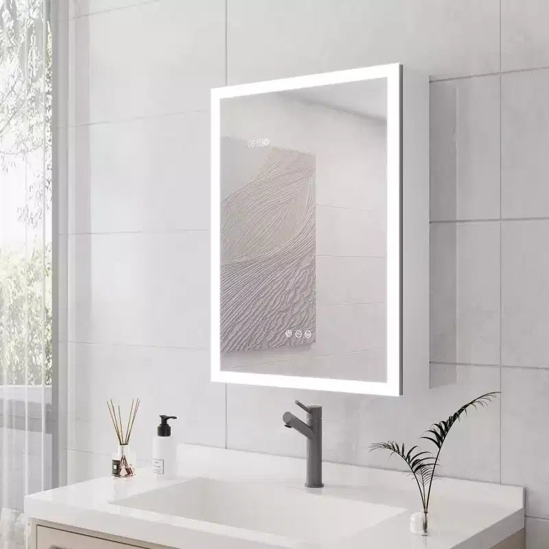 Szafka łazienkowa z lustrem, oświetleniem LED i funkcją odparowywania, 28x20 Inch
