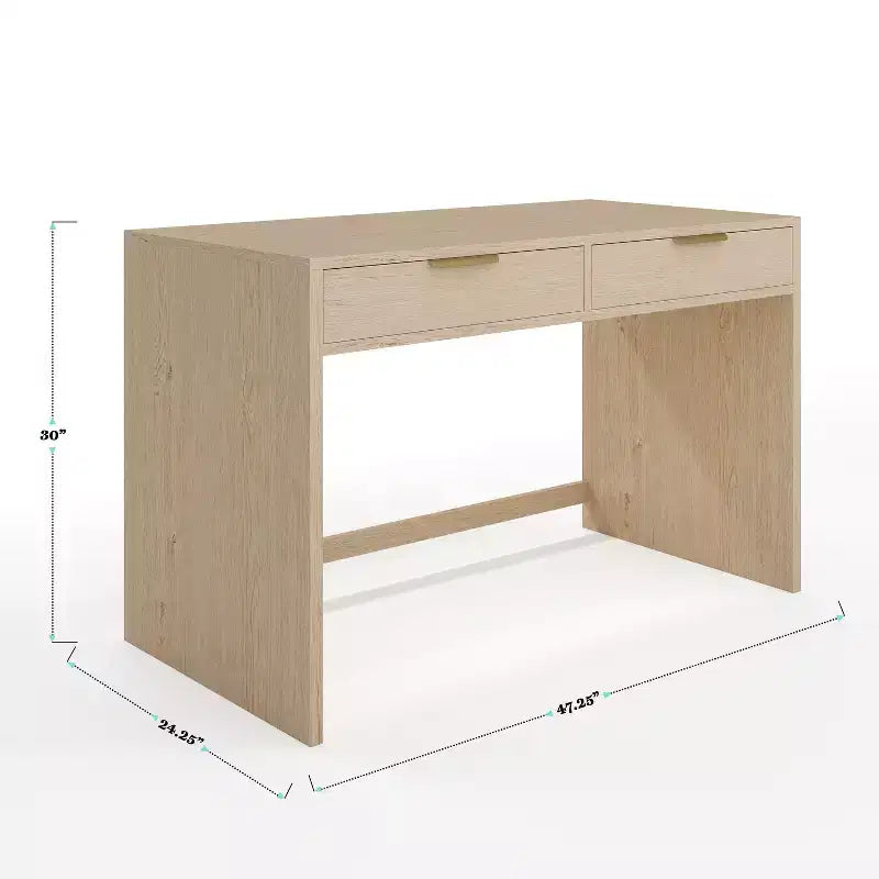 Home Office Modular 2 Drawer Desk