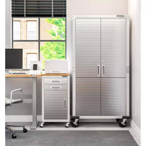 2-Drawer Rolling Cabinet, 20 x 18 x 34.7