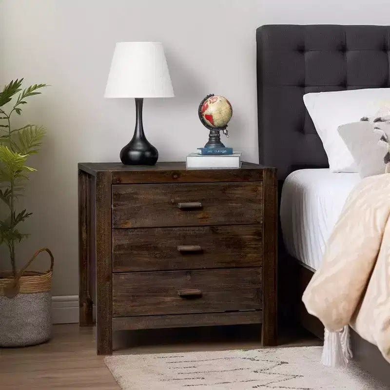 Comodino in legno massello da 24'' W