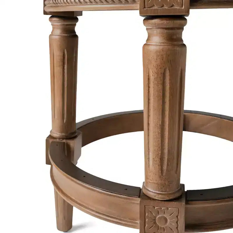 Backless Swivel Counter Height Bar Stools with Fabric