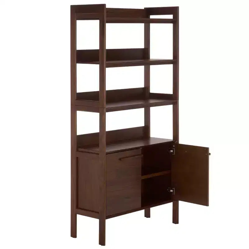 Libreria a 5 ripiani - noce