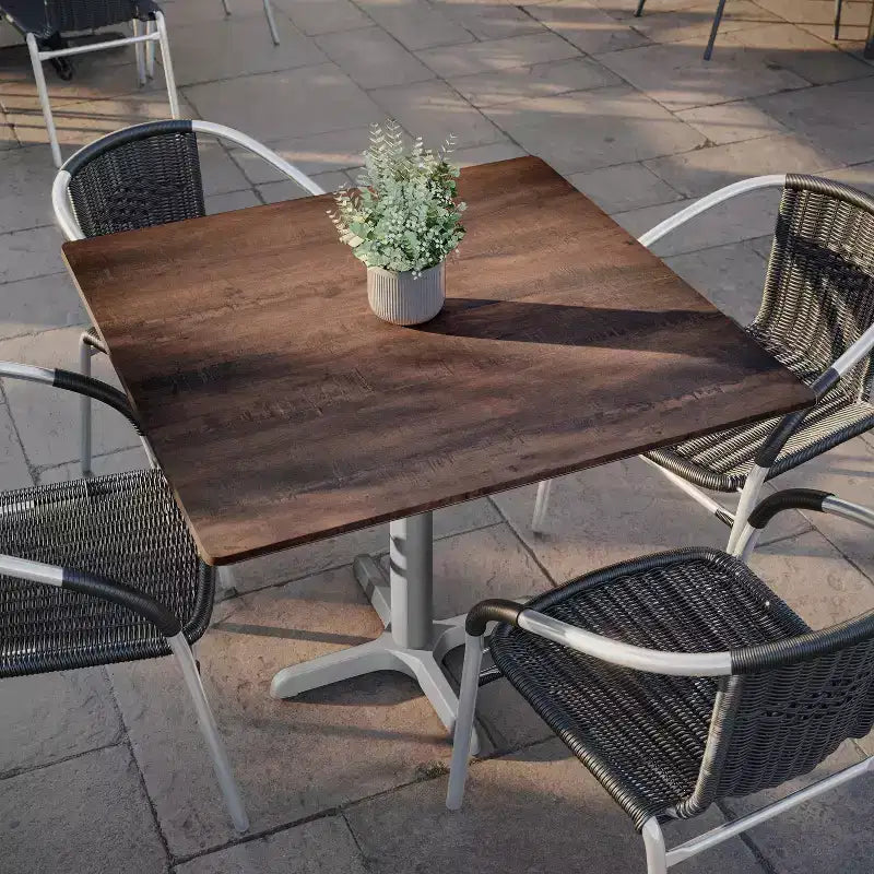 Wrapped Tabletop, Seamless Edge, Scratch &amp; Stain Resistant, Commercial Grade