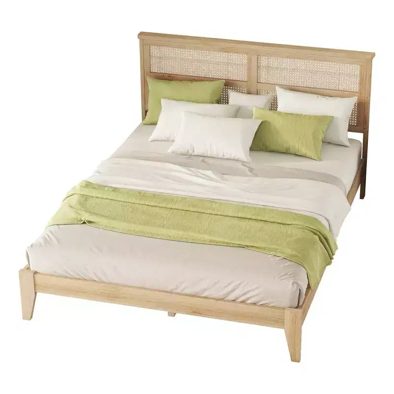 Struttura letto king con elevata capacità di carico, design silenzioso, metallo resistente