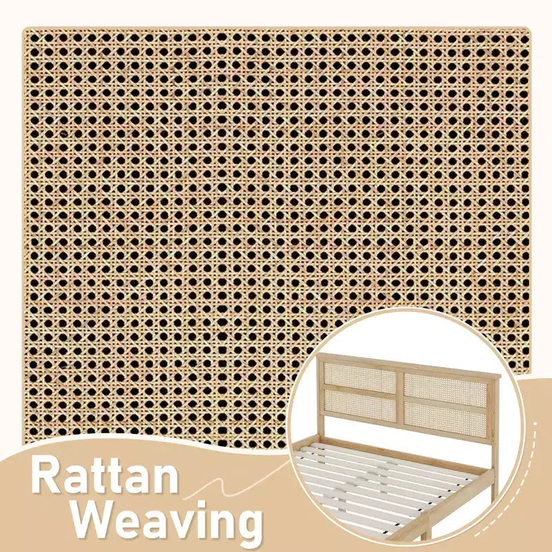 Struttura letto king con elevata capacità di carico, design silenzioso, metallo resistente