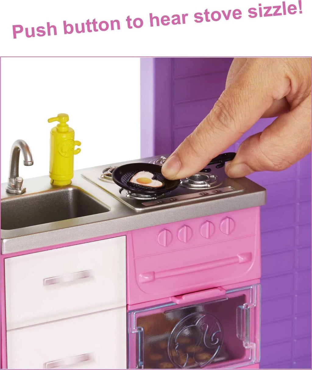 Barbie DreamHouse Dollhouse with 70+ Accessories, Working Elevator, Lights & Sounds