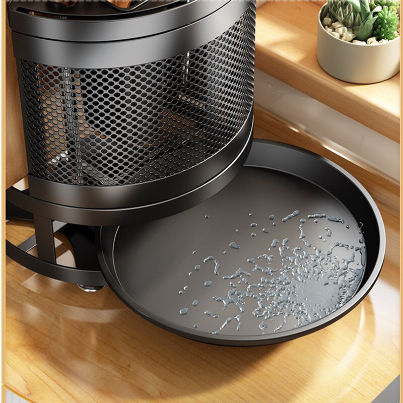 360 Rotating Kitchen Organizer Shelf Box