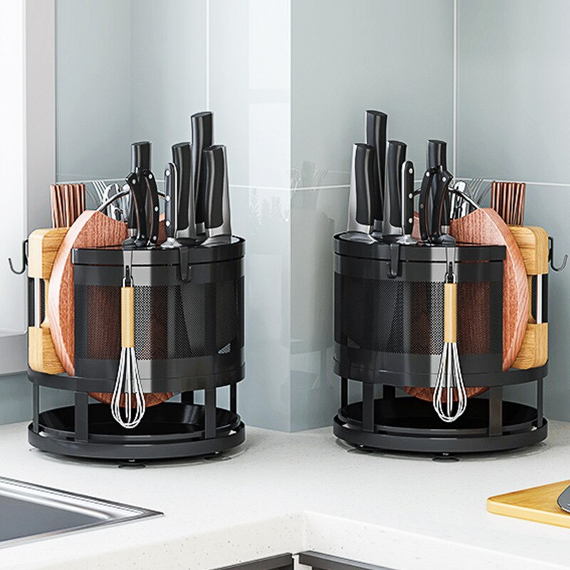 360 Rotating Kitchen Organizer Shelf Box